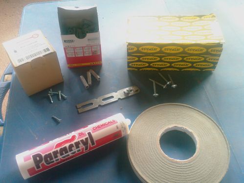 materiels fixation en applique matos fenetre