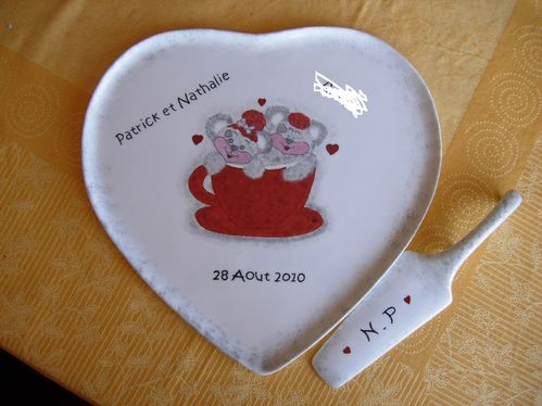 plat de mariage souris