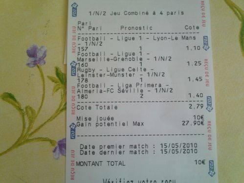 Liste des rencontres fdj