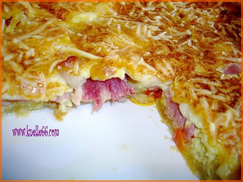 QUICHE AU JAMBON ET FROMAGE 2