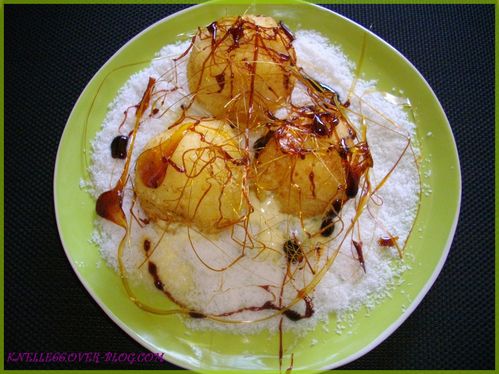 Beignets de glace à la vanille