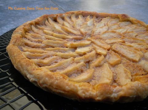 tarte pommes confiture de lait