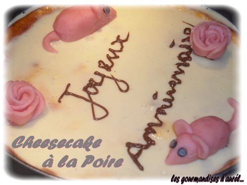 cheesecake poire