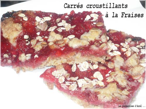 carres croustillants à la fraise1