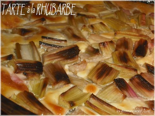 tarte à la rhubarbe