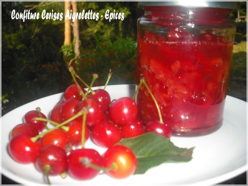 confiture cerise épices