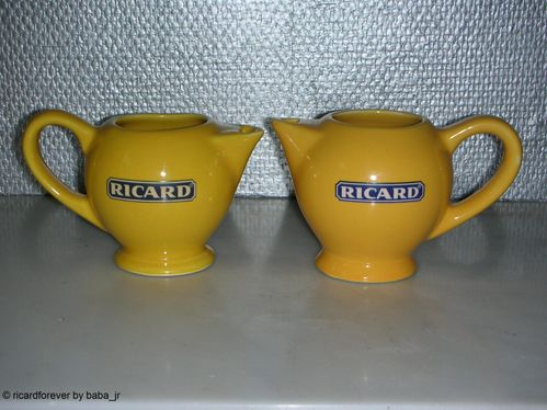 Carafe Jaune 20 cl Comparaison des 2 becs différents