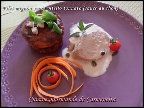 Filet mignon à la sauce vitello tonnato (sauce au thon)-bo