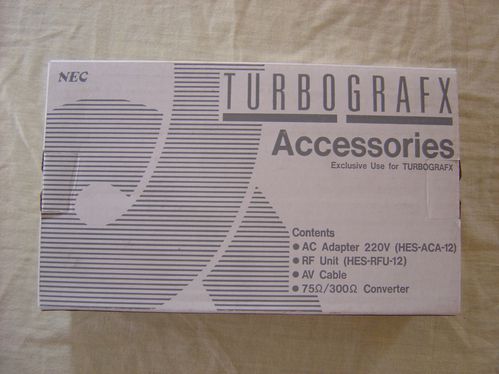 NEC - Turbografx -Boîte accessoires