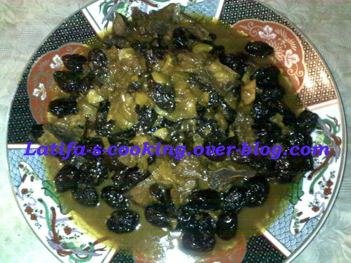 gigot agneau pruneaux