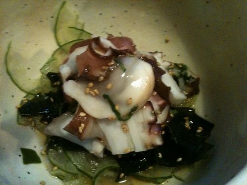 Izakaya Isse salade poulpe02