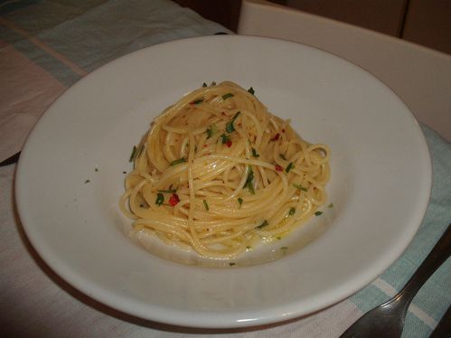 spaghetti aglio e olio