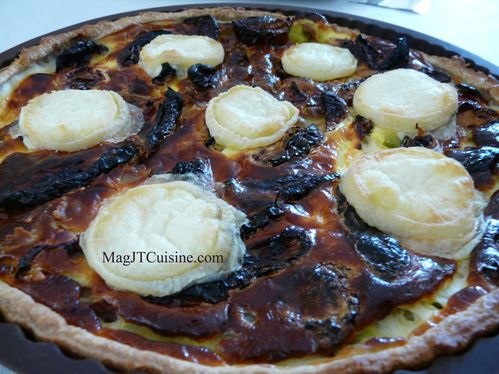 quiche ravioles, tomates confites et chèvre2