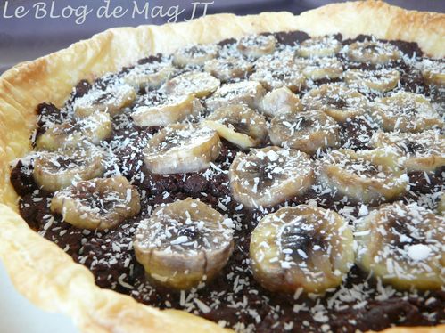 Tarte Banane Chocolat Coco1