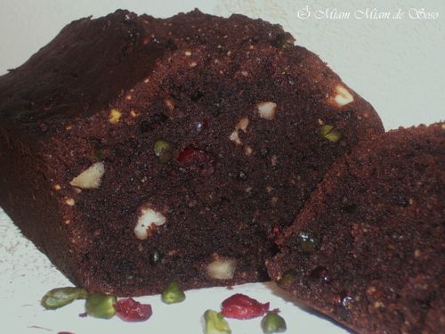 cake chocolat fruit sec et cramberrie2