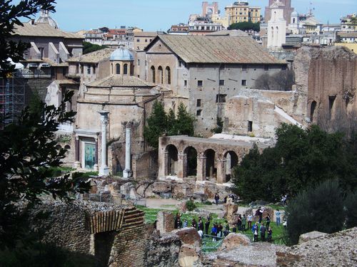 foro romano paysage urbain ruiné