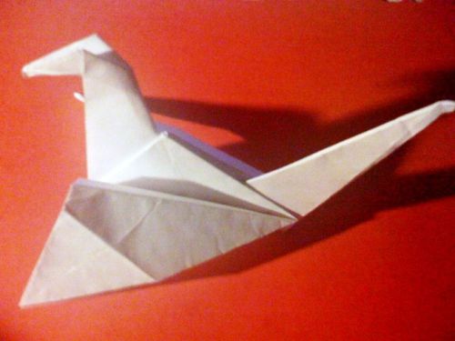 oiseau de papier