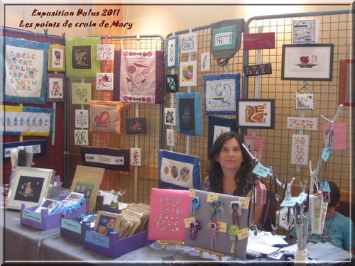 DOLUS exposition broderie Points de croix de Marie