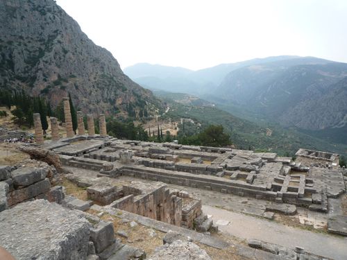 Delphes, temple d'Apollon