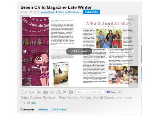 parution Green Child Magazine