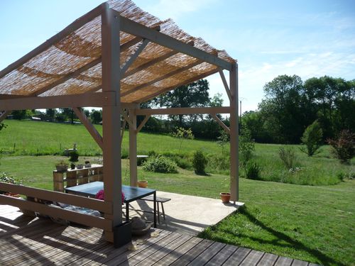 pergola bois fabrication maison