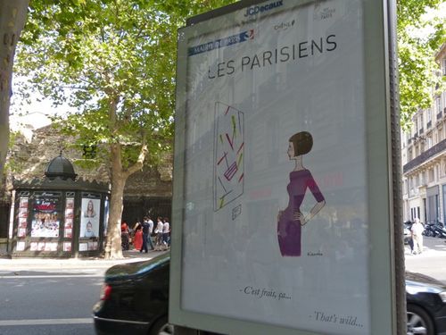 affiche parisien Kanako Saint-Michel 30325