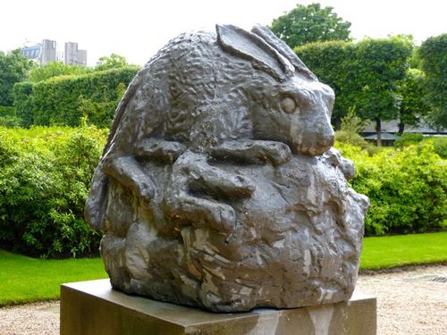 Dewar et Gicquel sculptures L'idée Musée Rodin lapin