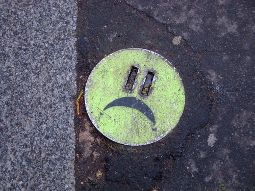 smiley street-art trottoir 3