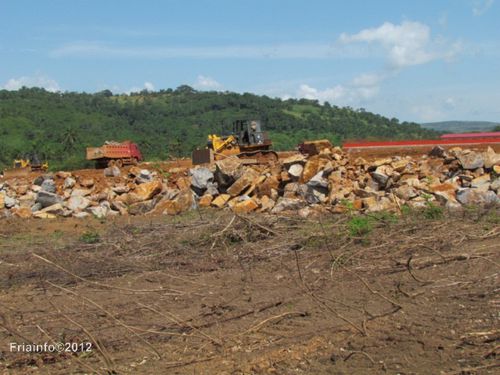 visite sur le chantier du barrage de kaleta friainfo