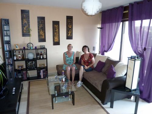 Appart Christelle et moi salon