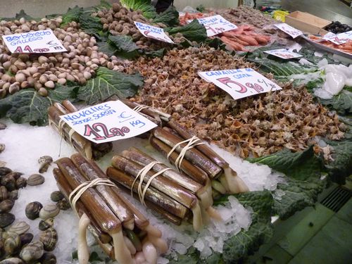 Marché de la Boqueria poissonnier