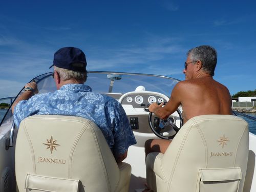 Le Barcarès en bateau Guy et Michel