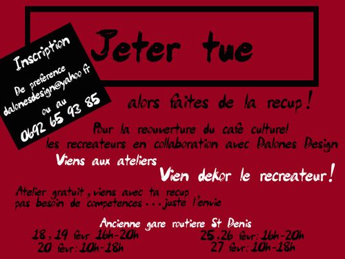 affiche atelier recrea
