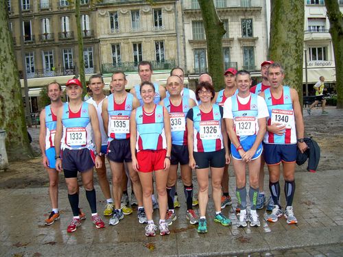 Avant le départ du semi-marathon