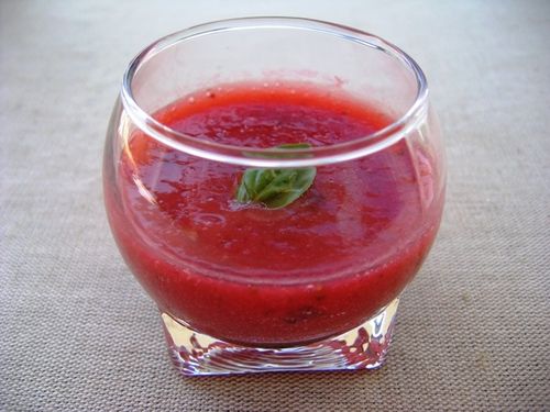 Smoothie fraise basilic 01
