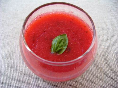 Smoothie fraise basilic 02