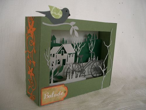 carte pop up paysage Colette R