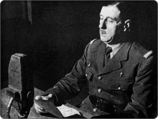 De GAULLE Radio archives AFP