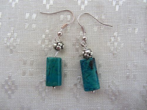 Turquoise coorail boucles