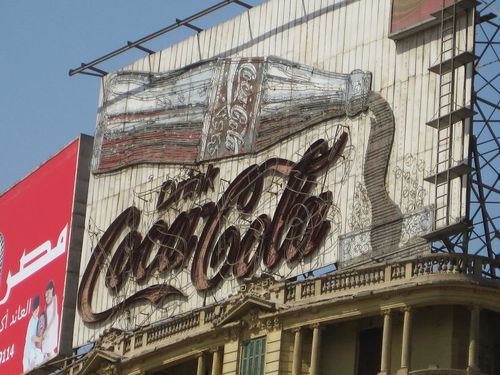 enseigne coca cola 2010 LE Caire
