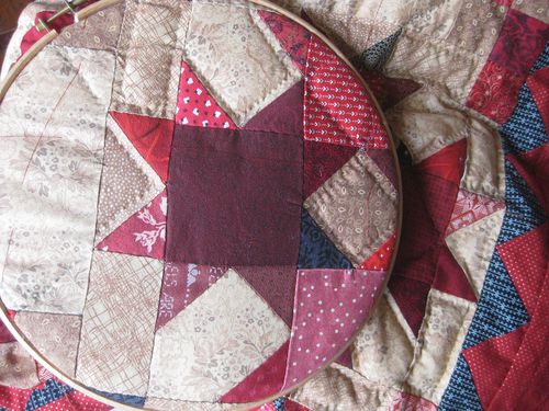 Mer rouge quilting