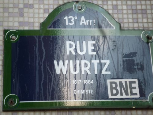 Rue Wurtz -1817-1884 - chimiste