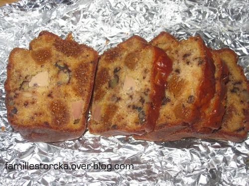 cake figue noix foie gras