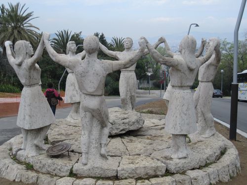 Montjuic statues danseurs de Sardane