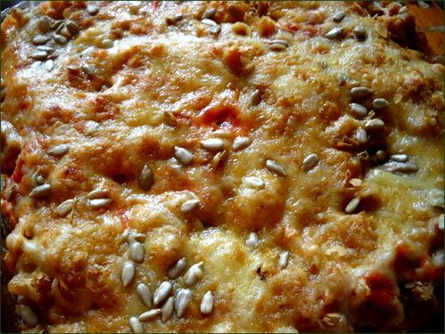 Gratin de coquillettes à la tomate Gratin de coquillettes à la tomate