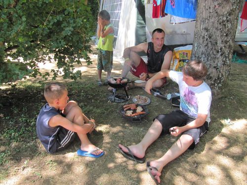 Barbecue camping