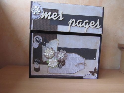 Boite pour pages
