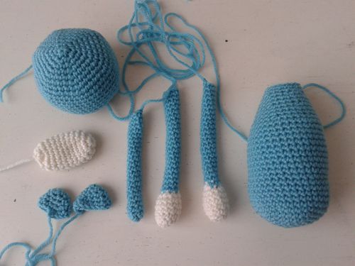 RUCHEAIDEES CROCHET BLEU