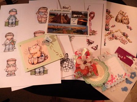 13 échange carte postale DENISE mamapah pour MIOU 2