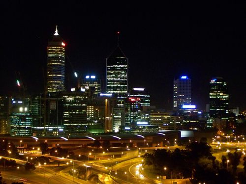 0002.Vue de Perth de nuit
